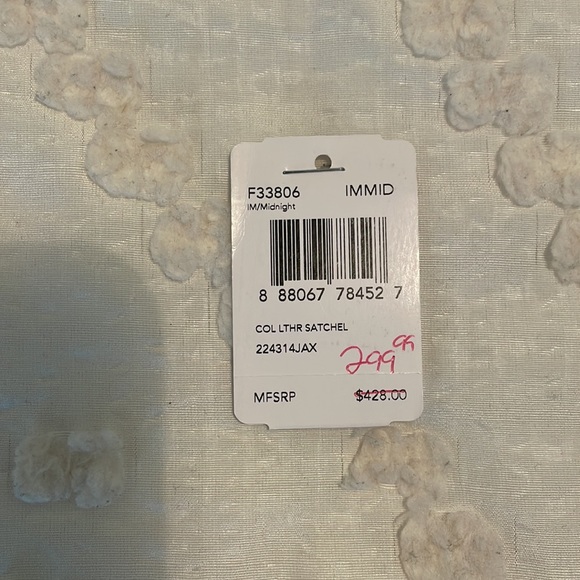 Coach #F33806 Colette Leather Satchel Shoulder Bag - Picture 13 of 13